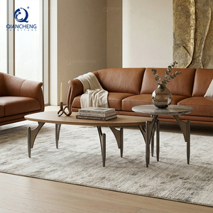 QIANCHENG personnalisé liste italienne luxe unique <span class=keywords><strong>table</strong></span> <span class=keywords><strong>basse</strong></span> combinaison luxe <span class=keywords><strong>bois</strong></span> nouveau design salon <span class=keywords><strong>table</strong></span> ensemble - Product Image 3