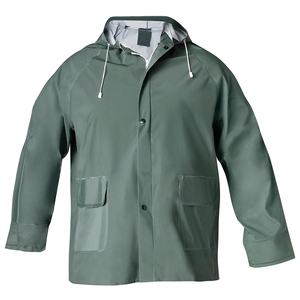 Combinaison de pluie imperméable en PVC vert, taille 7-L - Product Image 2