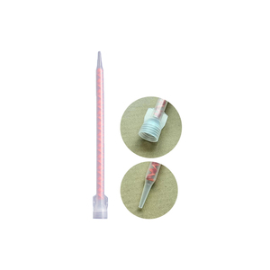 Boquilla Mezcladora Estática 1024, Puntas de Mezcla de Adhesivo PP, 24 Elementos, 400 ml, 600 ml, Relaciones 1:1, 2:1, Cartucho de Doble Jeringa, Rojo, ISO/GS - Product Image 1