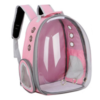 Sac à dos de transport pour animaux de compagnie (chats et chiens) en tissu Oxford, grande capacité, transparent, ventilé, imperméable et respirant, idéal pour l'extérieur - Vente en gros
