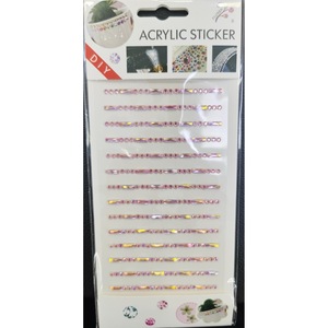 Adesivi in Carta Stampata con Strass Acrilici Fai-da-Te per Regali Promozionali Marca Peiyong Cina - Product Image 1