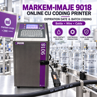 Mesin Cetak Kode Online Markem Imaje 9018, Printer Tanggal Kedaluwarsa untuk Botol, Kabel, dan Lini Produksi