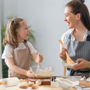Ensemble d'outils de cuisine pour tout-petits, 10 pièces, vrais outils de cuisson en bois pour enfants, couteau de cuisine sûr pour enfants - Product Image 6