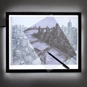 A4 LED luce Pad bordo di tracciamento <span class=keywords><strong>disegno</strong></span> scatola copia scheda di controllo portatile per schizzi di animazione - Product Image 3