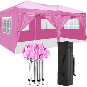 10x20FT Metal Folding Pop-Up <b>Canopy</b> Tent 6 Removable Sidewalls <b>Waterproof</b> UPF 50+ Outdoor Furniture Event Gazebo Party Beach - Product Image 6
