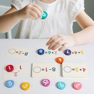 Jouet éducatif Montessori en bois pour enfants : Tableau à dix grilles pour l'apprentissage des nombres, l'addition, la soustraction et le calcul - Product Image 3