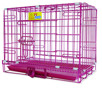 Kingconte – cage en métal robuste pour animaux de compagnie, boîte de chien pliante, panneau de séparation