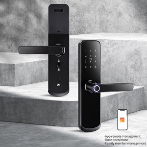 Tuya ZigBee thông minh vân tay tuya thông minh khóa cửa với xử lý phòng ngủ điện cửa gỗ thông minh khóa cửa - Product Image 4