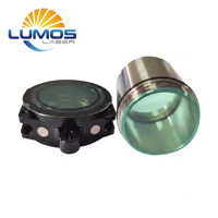 Lentille de collimation D37 F100 avec support et ensemble de mise au point, compatible avec la tête de découpe laser Raytools BM114, kit de consommables