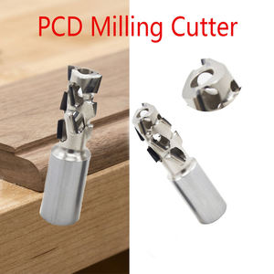 PCD Cutter for Chipboard Diamond Teeth Woodworking Diamond Spiral Edge Milling Z=1+1 2+2 Length Custom Woodworking Tools - Product Image 4