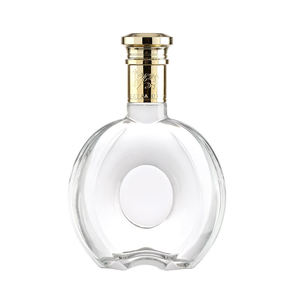 Bottiglia di Brandy in Vetro Ovale Cavo con Logo Personalizzato, Tappo Dorato in Rilievo per Coniac e Brandy, Confezione Premium per Liquori con Etichetta Privata - Product Image 6