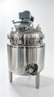 Cuve de mélange en acier inoxydable de 500 L avec agitateur et grattoir pour le mélange de sauces alimentaires industrielles et le chauffage uniforme