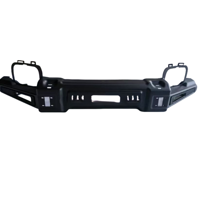 Manganese Steel Front Bumper, Tow Hook Cut-Outs, Bolt-On for BAIC Beijing BJ40 2018-2023, Modified & Upgraded, Brand New.