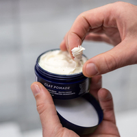 Argile coiffante pour cheveux à base d'eau de qualité supérieure, cire pour cheveux non grasse, tenue forte, brillance mate, argile pour cheveux pour hommes
