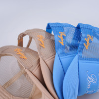 Tasarım kendi Logo nakış köpük yama örgü 5 Panel kap moda kamyon şoförü şapkaları kap