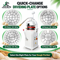 Machine à diviser et à arrondir la pâte hydraulique JICEN, en acier inoxydable 304, ultra-précise, pour pâte collante/pain/pizza