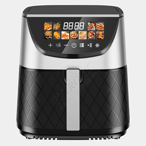 Nouvel appareil de cuisine 8L avec friteuse à air numérique rapide et intelligente en acier inoxydable OEM, friteuse saine sans PTFE 8L Nouveauté - Product Image 5