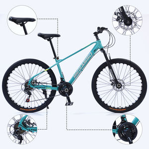 Vélo de montagne <span class=keywords><strong>VTT</strong></span> 27,5 pouces avec cadre en aluminium, freins à <span class=keywords><strong>disque</strong></span>, suspension et 21 vitesses, personnalisable en usine, en stock - Product Image 3