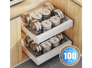Plateau de rangement en métal <span class=keywords><strong>pour</strong></span> armoire de <span class=keywords><strong>cuisine</strong></span>, organiseur d'épices <span class=keywords><strong>pour</strong></span> <span class=keywords><strong>bouteilles</strong></span> de condiments et petits articles avec design ventilé - Product Image 6