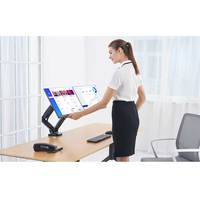 Nouveau Support de Moniteur Flexible Double (2, 3, 4, 6 Écrans) avec Bras à Ressort à Gaz pour Ordinateurs et Ordinateurs Portables
