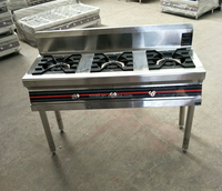 Cuisinière à gaz en fonte robuste pour la cuisine en plein air, appareil en acier inoxydable, cuisinières à gaz commerciales