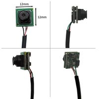 Modul Kamera USB Mini 1080P 2MP Ukuran Mikro 12x12mm UVC CMOS Webcam Keamanan USB dengan Mikrofon untuk Visi Mesin