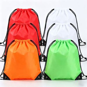 YASN BAG 210D 420D Customized Color Design Advertising Promotion Marathon Event Sports Polyester <b>Drawstring</b> <b>Backpack</b> Pocket - Product Image 1