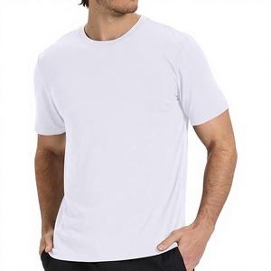 Nouveau T-shirt basique uni à col en V pour homme, blanc, style moderne et épuré, tissu doux et léger, écologique, respirant, style urbain - Product Image 1