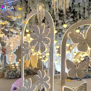 Fondo de Mariposas con Luz Cálida LEDA, Decoración para Bodas y Fiestas de Cumpleaños - Product Image 3