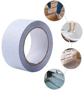 EONBON PEVA Rubber Anti Slip Tape Floor Stair Step Anti Slip Abrasive Safety Strip 5CM*5M for Indoor and Outdoor Stairs
