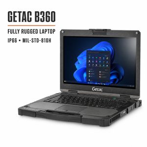 แล็ปท็อป Getac B360 แข็งแกร่งทนทาน ขนาด 13.3 นิ้ว หน้าจอสัมผัส FHD ความสว่าง 1400 Nits ซีพียู Intel Core i5 รุ่นที่ 12 แรม 16GB SSD 256GB ระบบปฏิบัติการ Windows 11 Pro ทนทานสำหรับงานหนัก - Product Image 1