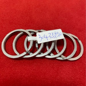 Anillos para Llaves de Acero Inoxidable 304, Circulares y Planos, Accesorios Duraderos para Llaveros - Product Image 1