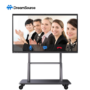 หน้าจอสัมผัสอัจฉริยะขนาด 65/75/85 นิ้ว แผง LCD ระบบคู่ ไวท์บอร์ดแบบอินเทอร์แอคทีฟ สำหรับห้องประชุมและการศึกษา - Product Image 1