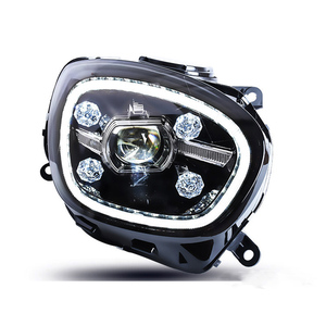 Fari Full LED per BMW <span class=keywords><strong>MINI</strong></span> <span class=keywords><strong>Cooper</strong></span> <span class=keywords><strong>Countryman</strong></span> F60 con Lente Bi-xeno, Proiettore, Indicatori di Direzione LED, Luci Diurne e Indicatori Sequenziali - Product Image 2