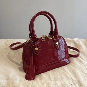 Bolsos de diseñador para mujer, bolsos tote de moda, bolso cruzado de cuero para mujer con cierre de cremallera, detalle de empalme, bolso tipo satchel. - Product Image 2
