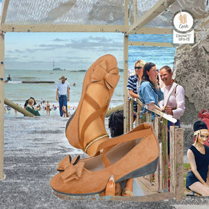 Zapatos Planos de Mujer al por Mayor, Estilo Moderno 2025, Verano, Sin Cordones, Transpirables, Tallas Grandes, Cómodos, Bailarinas con Tiras Cruzadas - Product Image 3