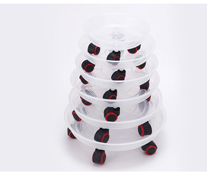 <strong>Plant</strong> Flower Pot Tray <strong>Stand</strong> Round <strong>Wheel</strong> Removable Resin Garden Plate Round <strong>Wheel</strong> <strong>Plant</strong> <strong>Stand</strong> - Product Image 4