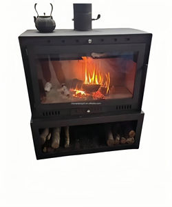 Innovadora Estufa de Leña de Hierro Fundido con Quemador de Leña Real, Moderna y Eficiente para Calefacción Doméstica - Product Image 3
