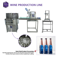 Station de Bouchonnage Automatique pour Ligne de Production de Vin, Whisky, Gel et Liqueurs en Bouteille – Scellage Pneumatique Haute Productivité