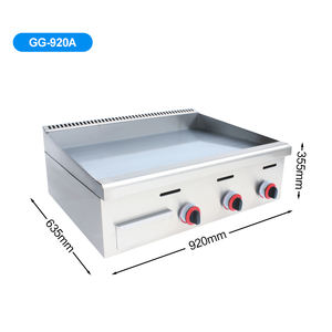 Precio barato GLP Gas Flat Top Grill <span class=keywords><strong>Planchas</strong></span> comerciales Plancha <span class=keywords><strong>de</strong></span> acero inoxidable personalizada para parrilla <span class=keywords><strong>de</strong></span> barbacoa - Product Image 5