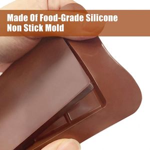 Moule en silicone antiadhésif de qualité alimentaire pour gaufres et barres énergétiques au chocolat, vente en gros sur mesure - Product Image 3