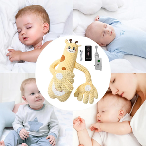 Jouets pour bébés nouveau-nés : Doudou électrique automatique en forme d'animal pour apaiser et favoriser le sommeil du bébé - Product Image 3