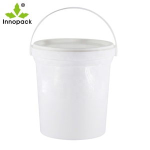 Hot <b>Sale</b> 4L 5L 20L 25L White <b>Paint</b> Plastic Bucket Drums Pails & Barrels - Product Image 2