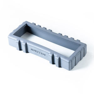 Silikon kautschuk gehäuse griff Vierkant hülse ISOLATOR Kunden spezifische Form produkte Elektrische Eisenhülle Silikon kautschuk produkte - Product Image 3