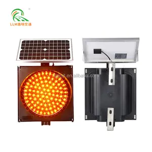 Solar Powered Traffic Warning Light 95pcs LED For Traffic Light