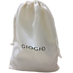 OEM/ODM Custom Logo Cotton Canvas Drawstring <b>Bag</b> with Patterned Letter Design for Jewelry Shopping Pouch - Product Image 6