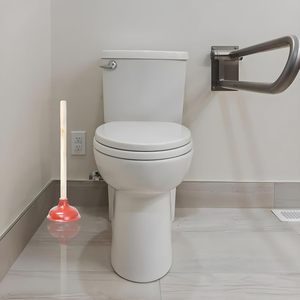 Desatascador de inodoro de mango largo para baño - Product Image 2
