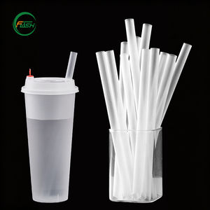 Cannucce Monouso in PP PLA Colorate Confezionate Singolarmente per Bubble Tea e Negozi di Tè al Latte - Vendita all'Ingrosso Flash - Product Image 1