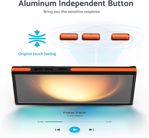 Design opaco di lusso per Samsung S23 S24 custodia per <span class=keywords><strong>iphone</strong></span> 15 <span class=keywords><strong>14</strong></span> 13 12 Pro Max telaio della <span class=keywords><strong>fotocamera</strong></span> cavalletto cover del telefono cellulare - Product Image 3