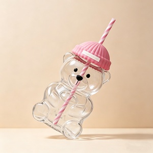 <span class=keywords><strong>Taza</strong></span> de Vidrio con Forma de Oso Adorable, <span class=keywords><strong>Taza</strong></span> de Café Transparente Soplada a Mano <span class=keywords><strong>para</strong></span> Jugo, Agua, Té - Product Image 6